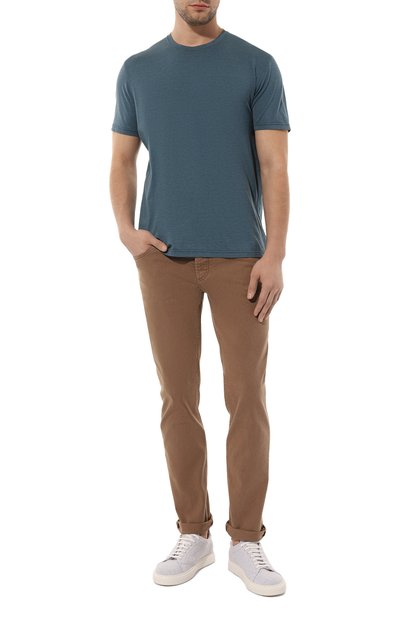 Футболка из шелка и хлопка KITON, арт. UMK0239, фото 2