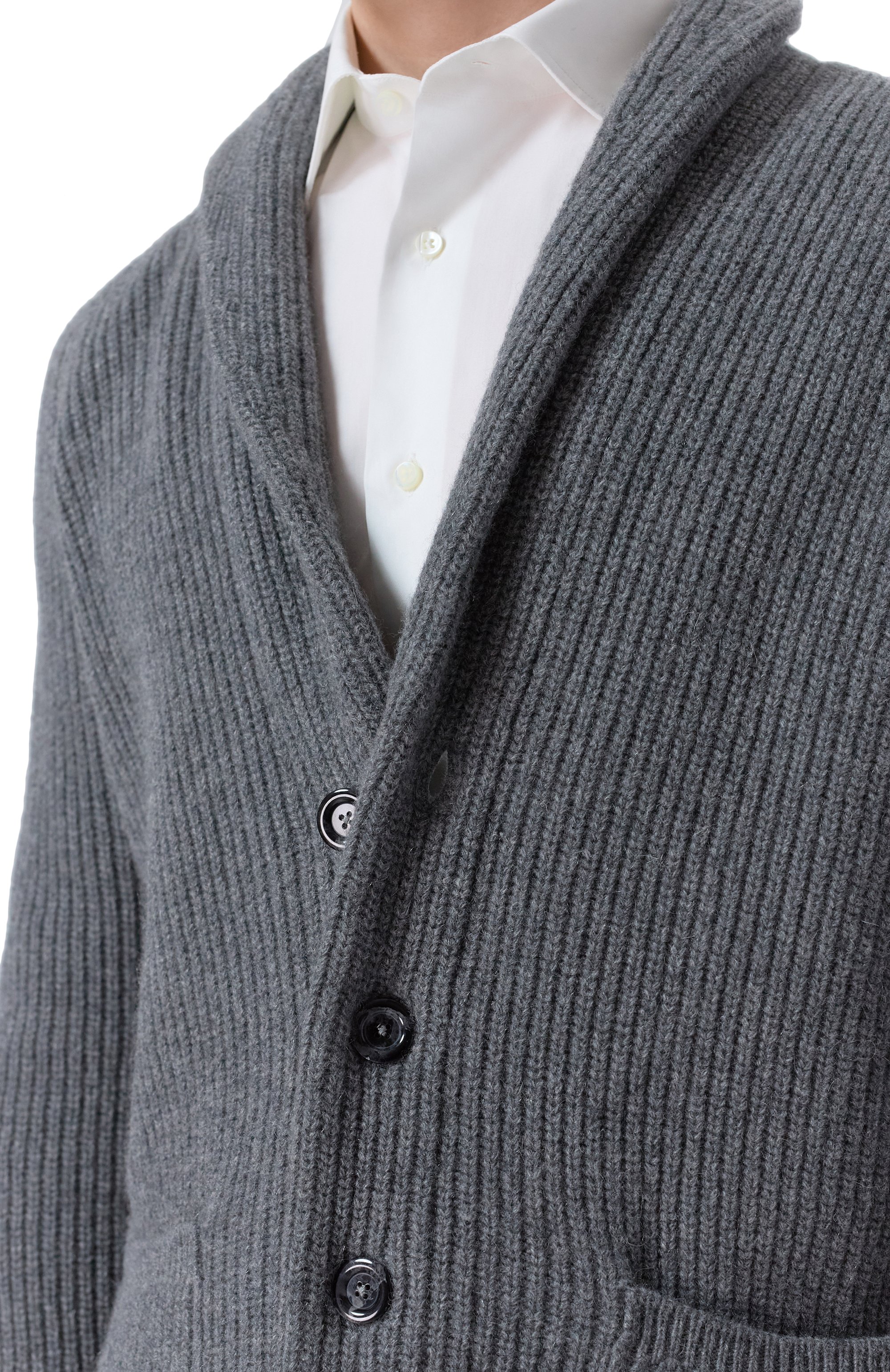 Кардиган из шерсти и кашемира ANDREA CAMPAGNA, арт. M5625-6145FB, фото 5