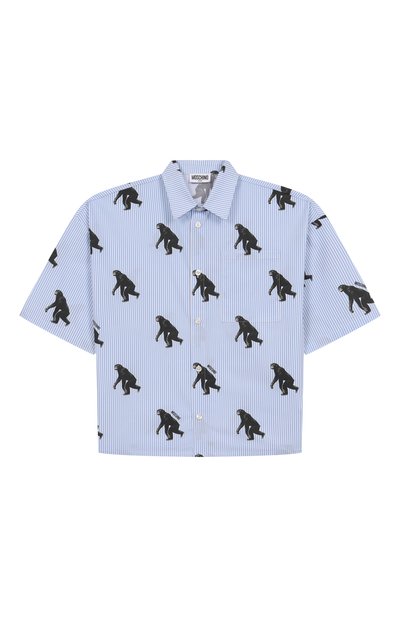 Хлопковая рубашка MOSCHINO, арт. HUC01L/LLB50/10-14