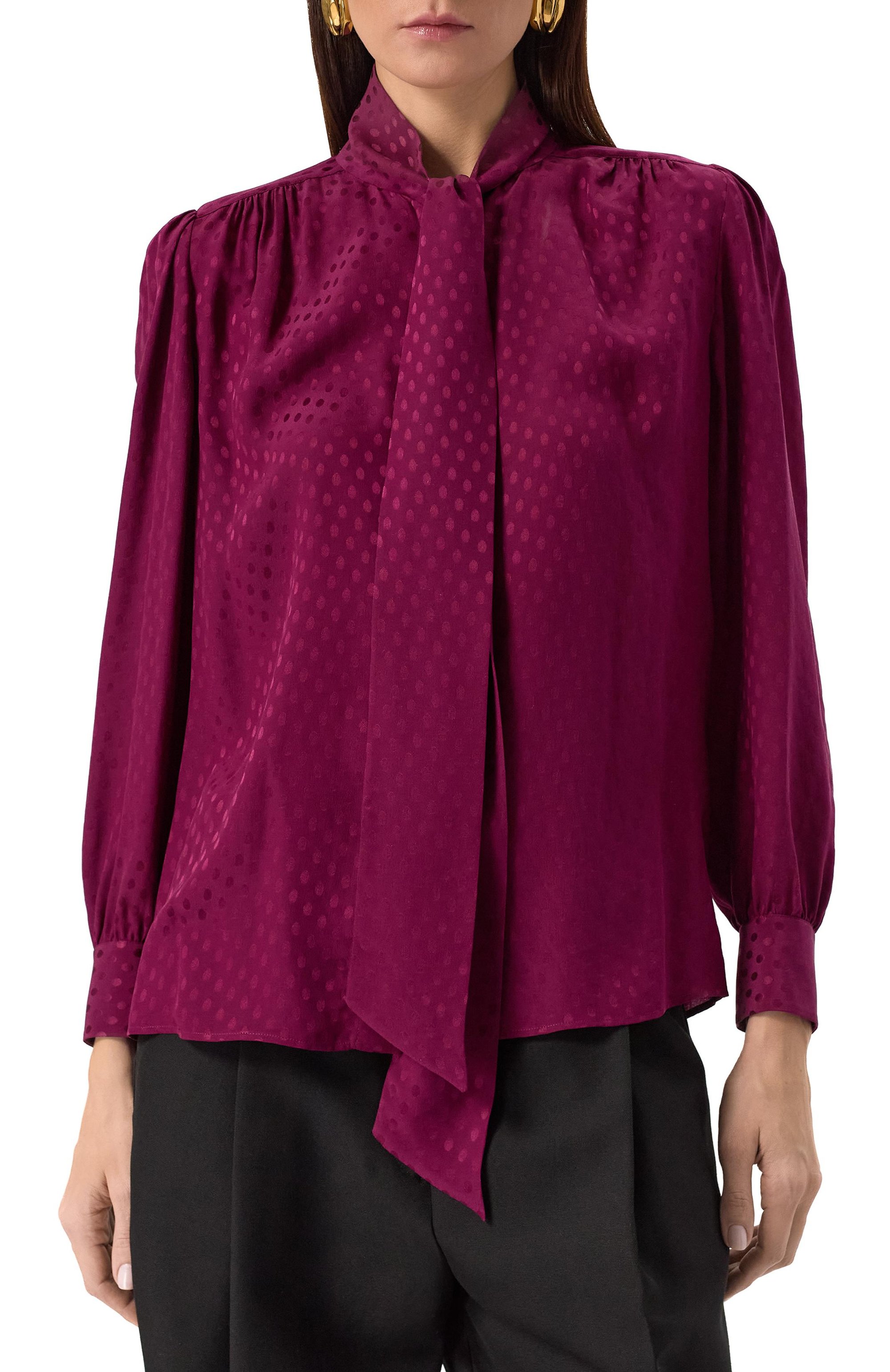 Шелковая блузка CHLOÉ, арт. CH25SHT02315, фото 3