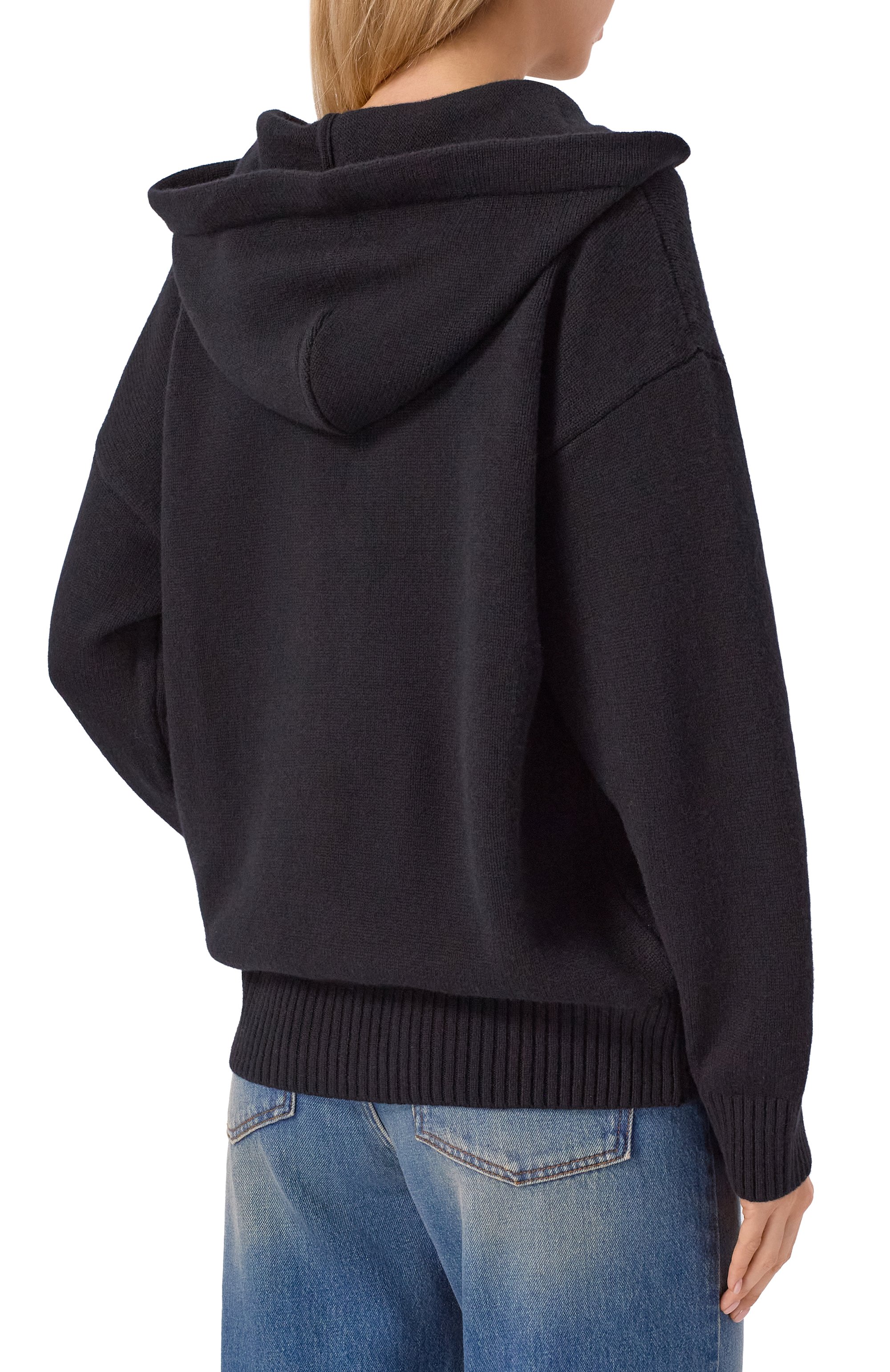 Худи из шерсти и кашемира MSGM, арт. 3940MM205/257596, фото 4