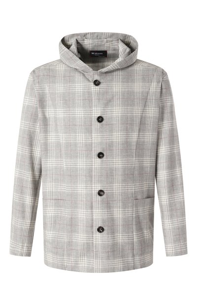 Мужская шерстяная рубашка KITON, арт. UMCLUCAK0624E03