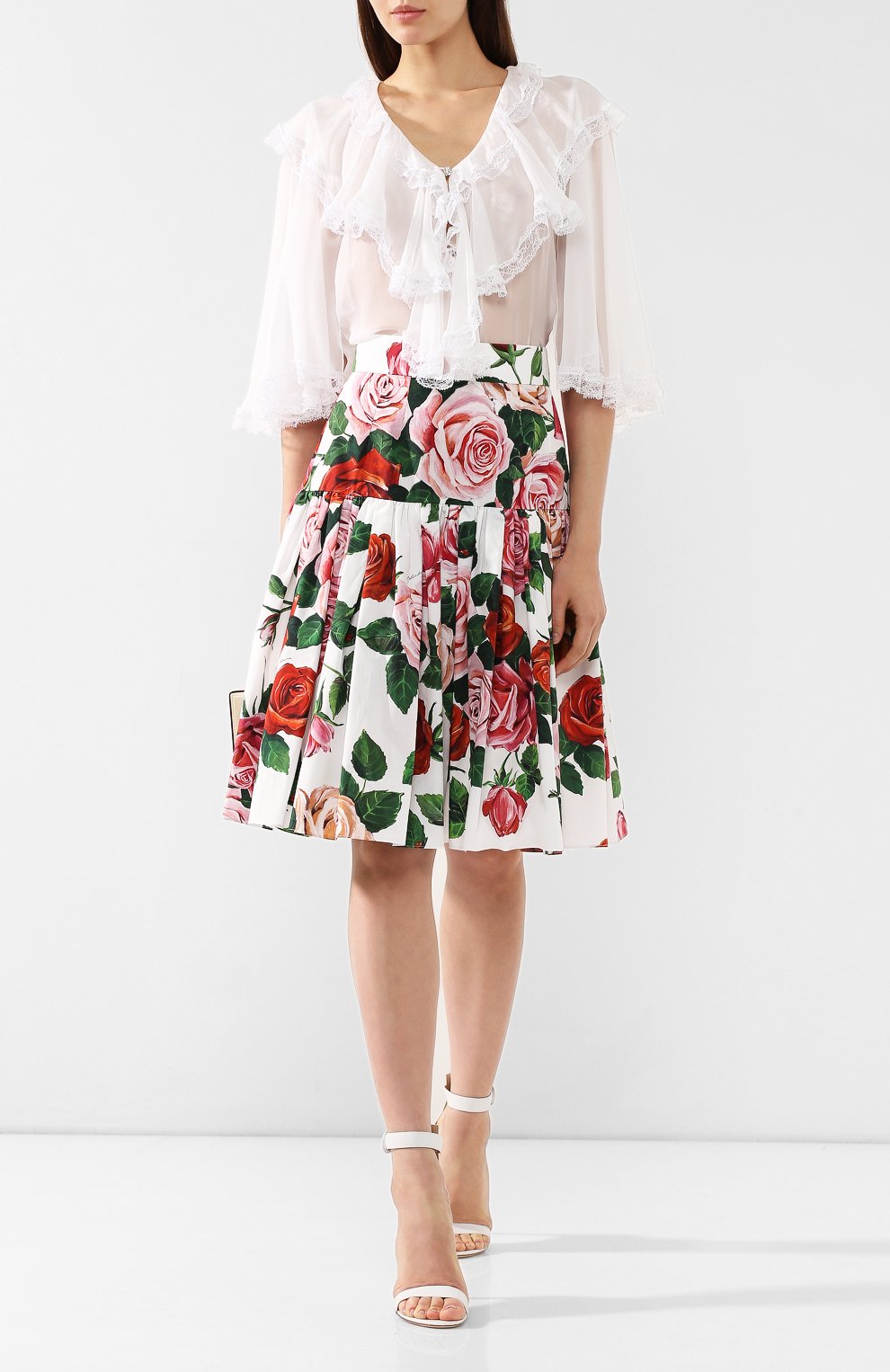 Хлопковая юбка DOLCE & GABBANA, арт. F4BI3T/HS5C4, фото 2