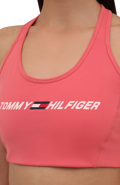 Бра-топ TOMMY HILFIGER кораллового цвета по цене 4490 руб., арт. S10S100973, фото 5 Бра-топ TOMMY HILFIGER, арт. S10S100973, фото 5