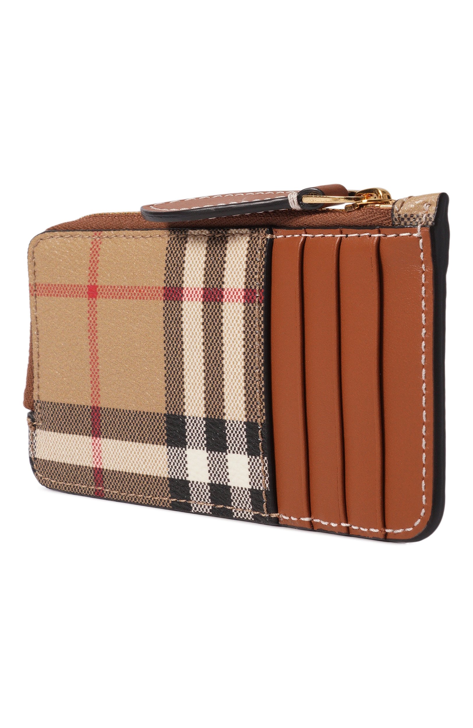 Футляр для кредитных карт BURBERRY бежевого цвета по цене 42350 руб., арт. 8109804, фото 2 Футляр для кредитных карт BURBERRY, арт. 8109804, фото 2