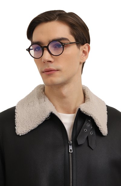 Оправа TOM FORD коричневого цвета по цене 39950 руб., арт. TF5834-B 052, фото 3 Оправа TOM FORD, арт. TF5834-B 052, фото 3