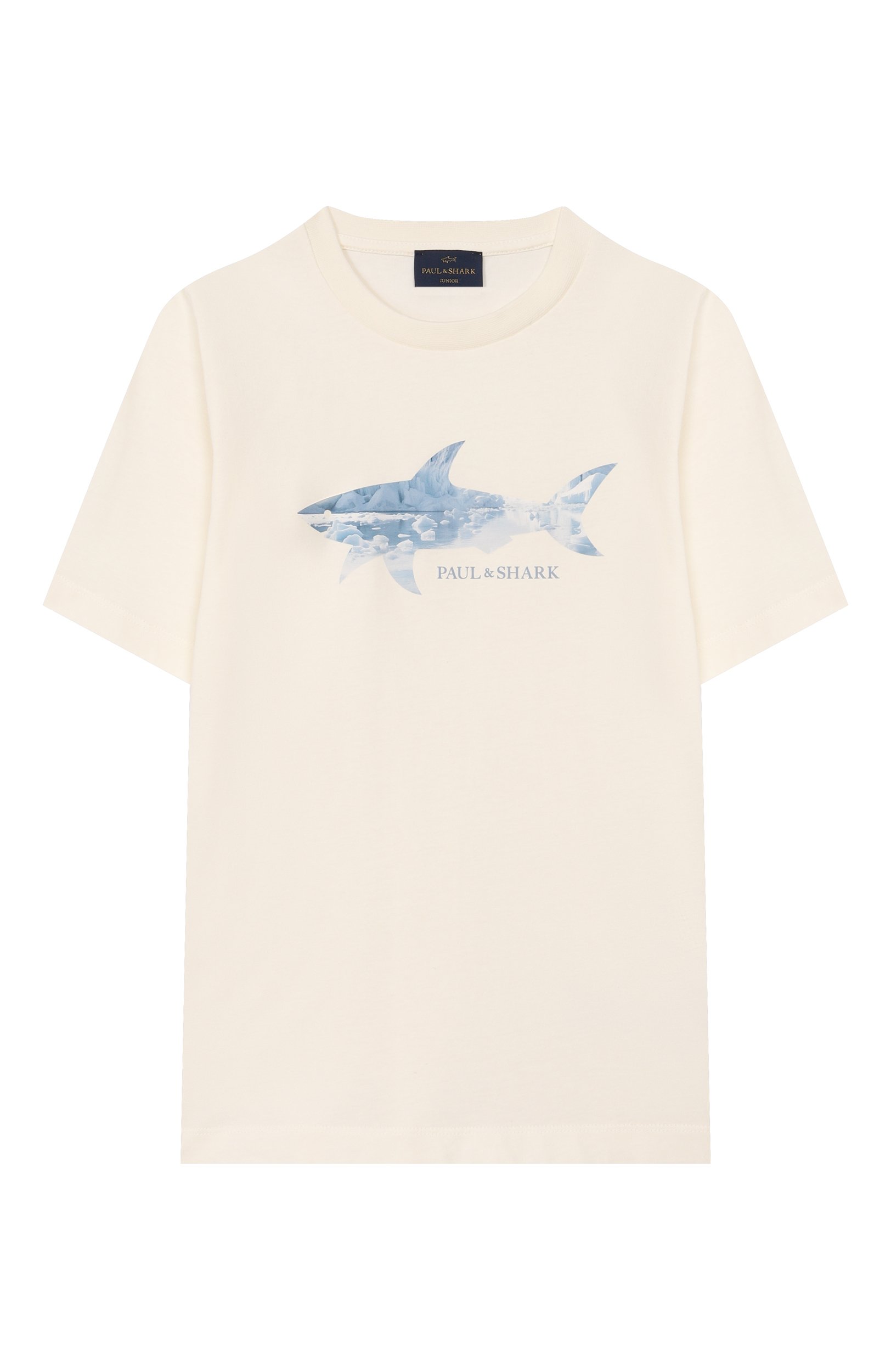 Хлопковая футболка PAUL & SHARK JUNIOR, арт. WSM00H/LAA02, фото 1