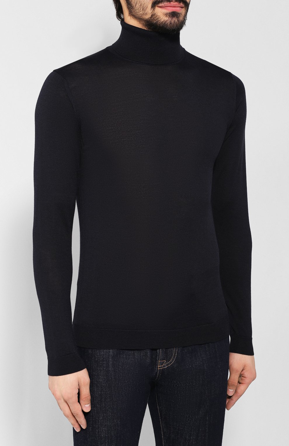 Водолазка из шерсти и шелка DANIELE FIESOLI, арт. DF 0040/B, фото 3