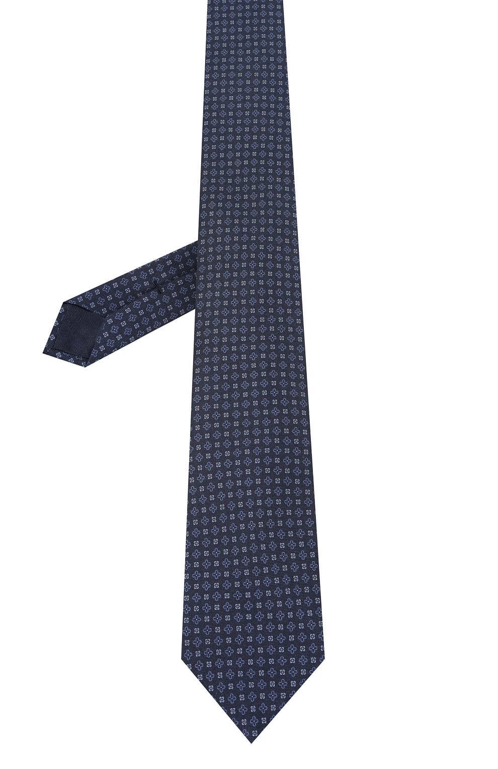 Шелковый галстук CORNELIANI темно-синего цвета по цене 27050 руб., арт. 92U390-3820312, фото 3 Шелковый галстук CORNELIANI, арт. 92U390-3820312, фото 3