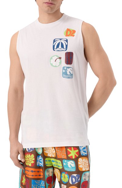 Хлопковая майка DSQUARED2, арт. S78GD0102/S24379, фото 3