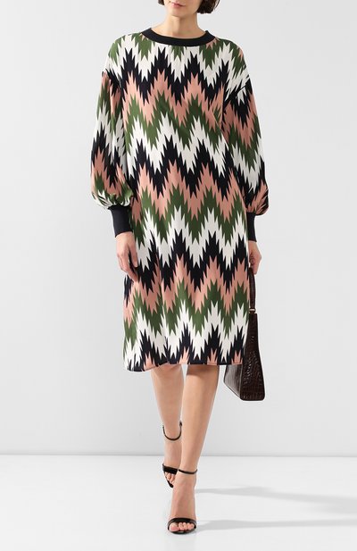 Платье из вискозы M MISSONI разноцветного цвета по цене 45450 руб., арт. 2DG00198/2W001Y, фото 2 Платье из вискозы M MISSONI, арт. 2DG00198/2W001Y, фото 2