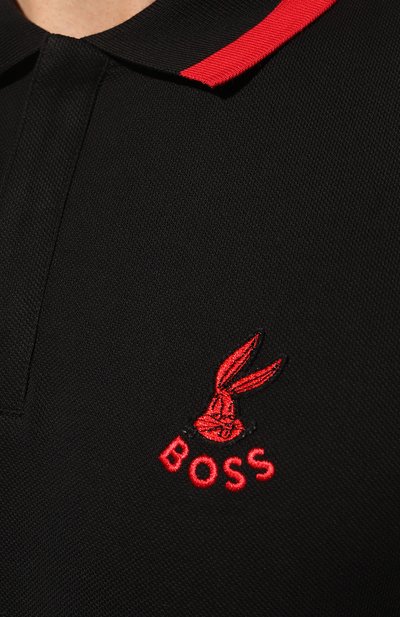 Хлопковое поло looney tunes x boss BOSS, арт. 50485406, фото 5