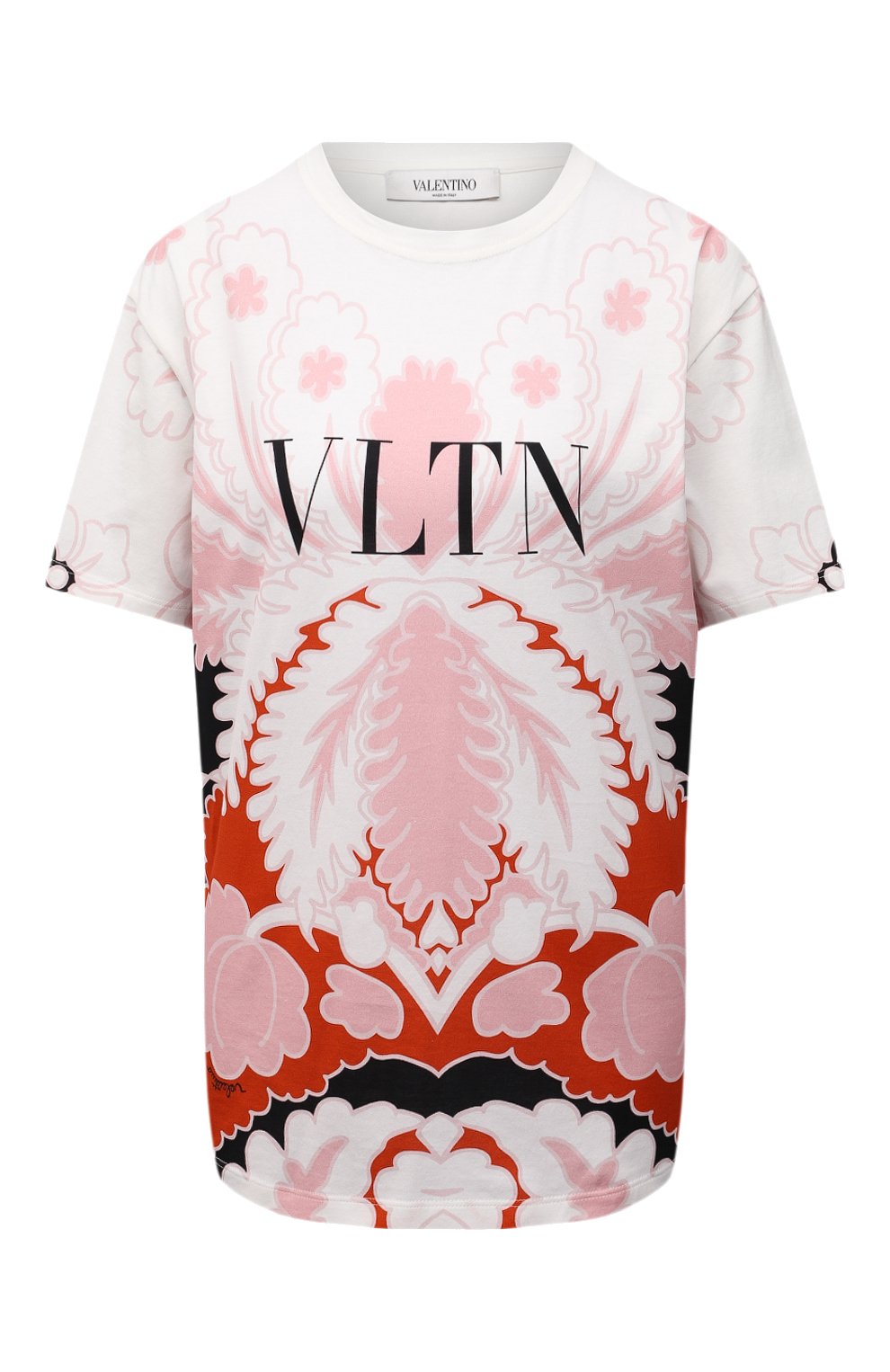  Хлопковая футболка VALENTINO, арт. VB3MG11W6AK, фото 1