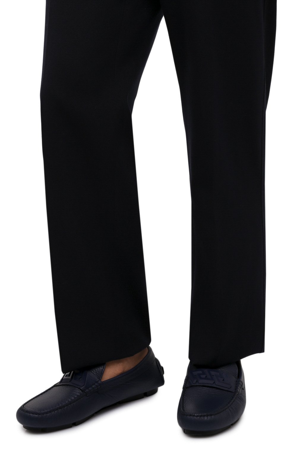 Кожаные мокасины VERSACE, арт. 1003354/1A02337, фото 3