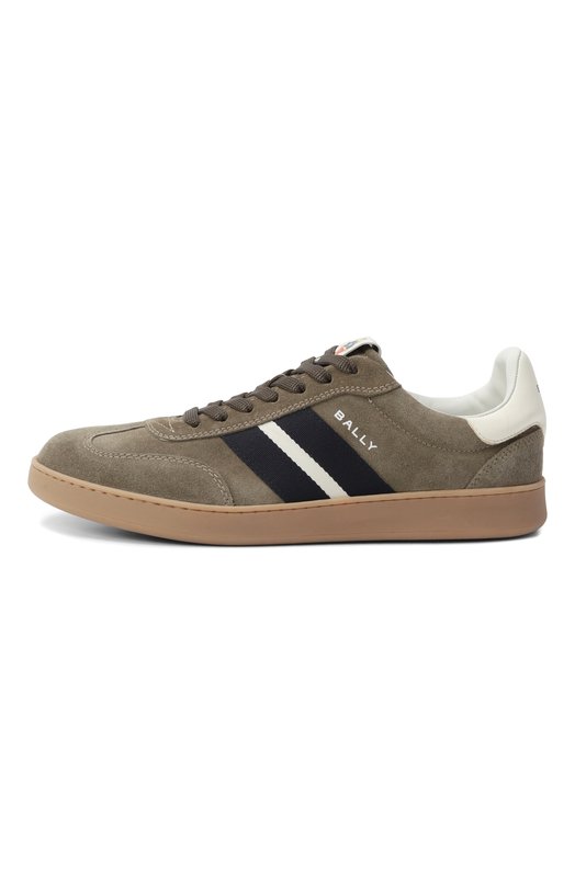 Замшевые кеды Retro Crest Bally MSK0F7/SU005 Хаки  MSK0F7/SU005 Фото 4