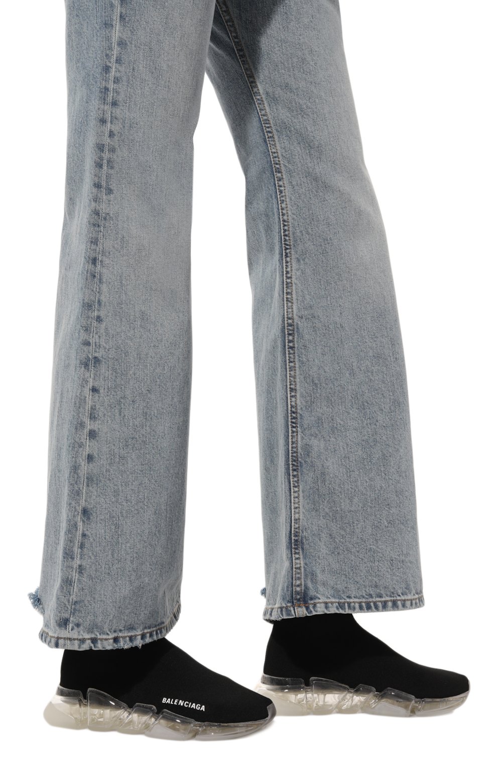 Текстильные кроссовки speed 2.0 BALENCIAGA черного цвета по цене 151500 руб., арт. 617196/W2DC4, фото 3 Текстильные кроссовки speed 2.0 BALENCIAGA, арт. 617196/W2DC4, фото 3