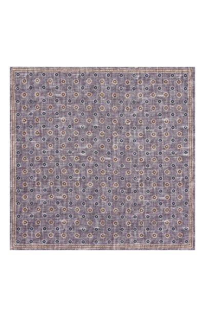 Носовой платок из смеси шелка и хлопка BRUNELLO CUCINELLI, арт. MD8840091, фото 3
