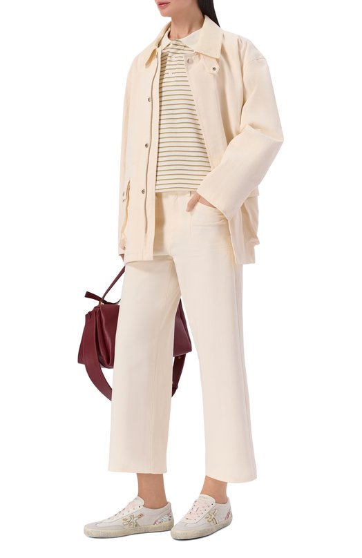 Комбинированные кеды Davidd Premiata DAVIDD/VAR 8103 Кремовый  DAVIDD/VAR 8103 Фото 3