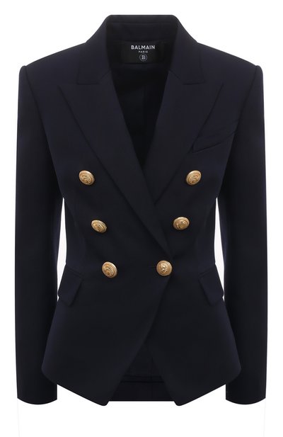 Женский шерстяной жакет BALMAIN, арт. AF1SG000WB08