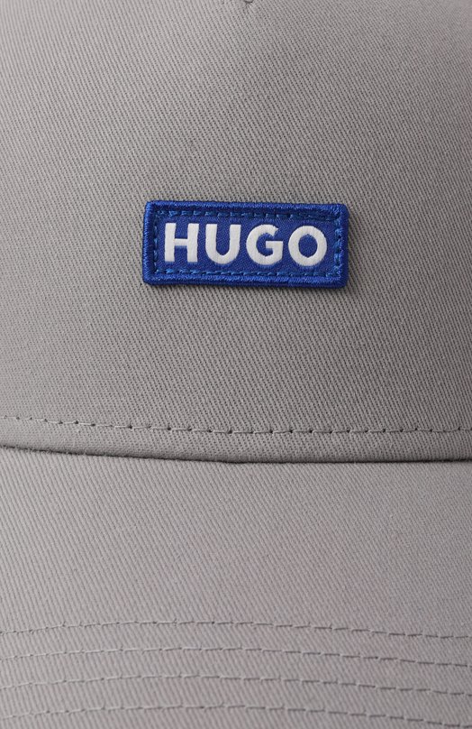 Хлопковая бейсболка HUGO Blue 50522014 Серый  50522014 Фото 3