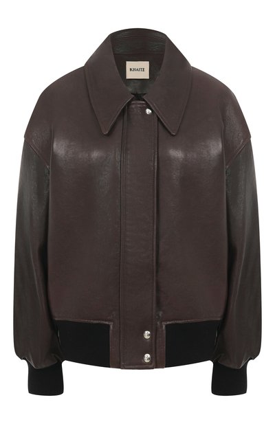 Женский кожаный бомбер KHAITE, арт. 6166729/L729