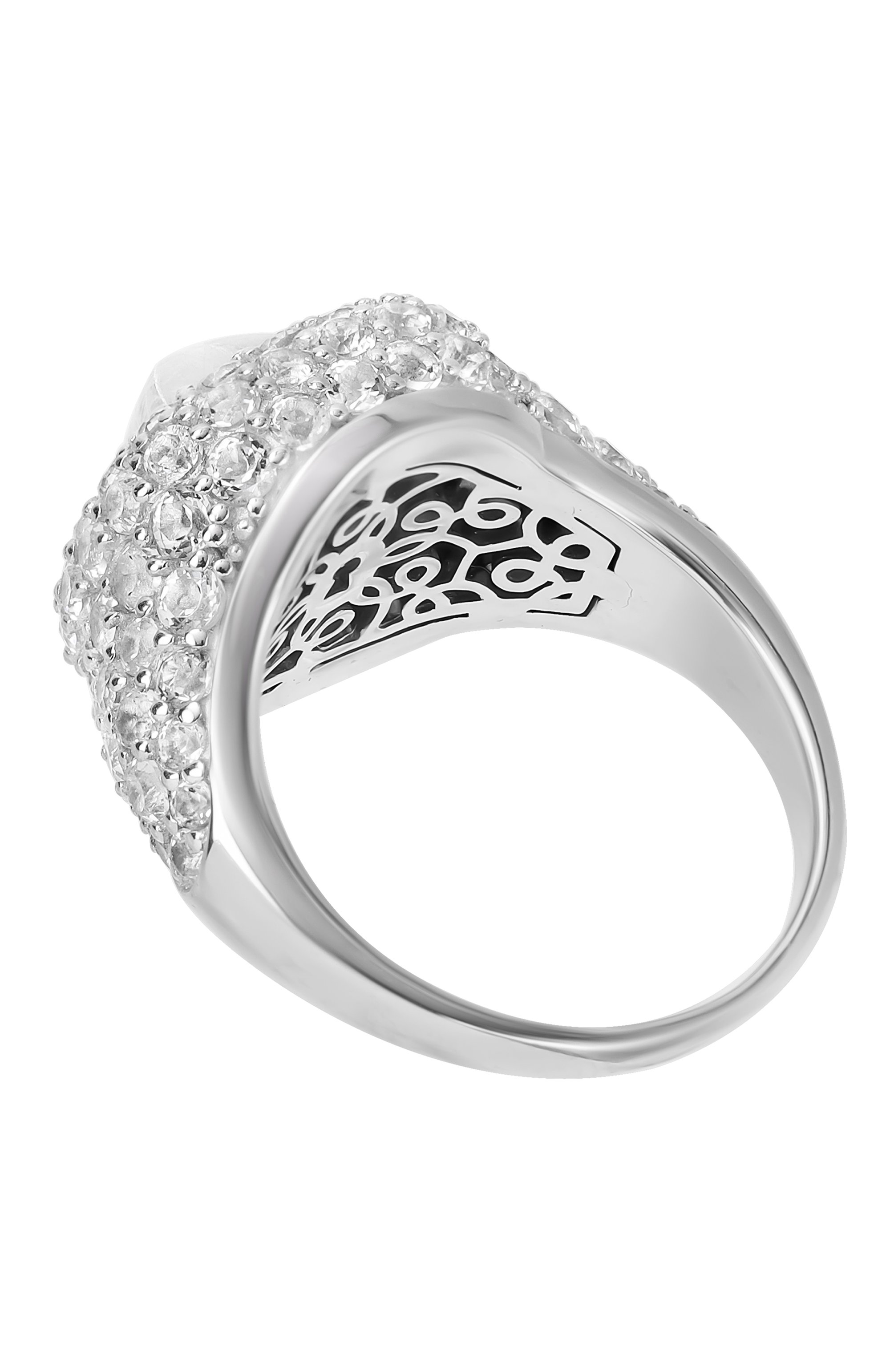 Кольцо-печатка SECRETS JEWELRY серебряного цвета по цене 33900 руб., арт. ПЛККС914, фото 3 Кольцо-печатка SECRETS JEWELRY, арт. ПЛККС914, фото 3