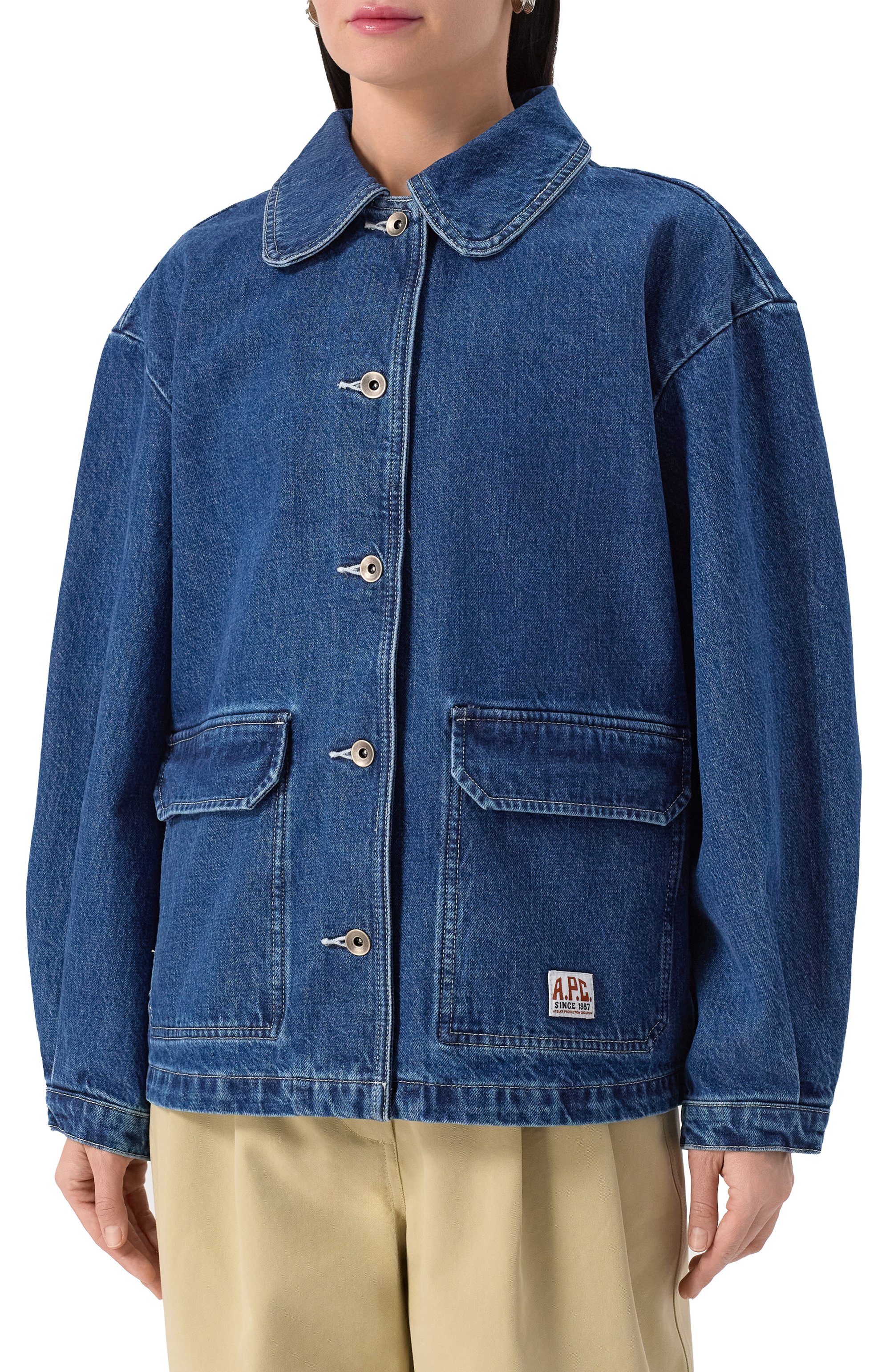 Джинсовая куртка A.P.C., арт. C0HET-F02995, фото 3