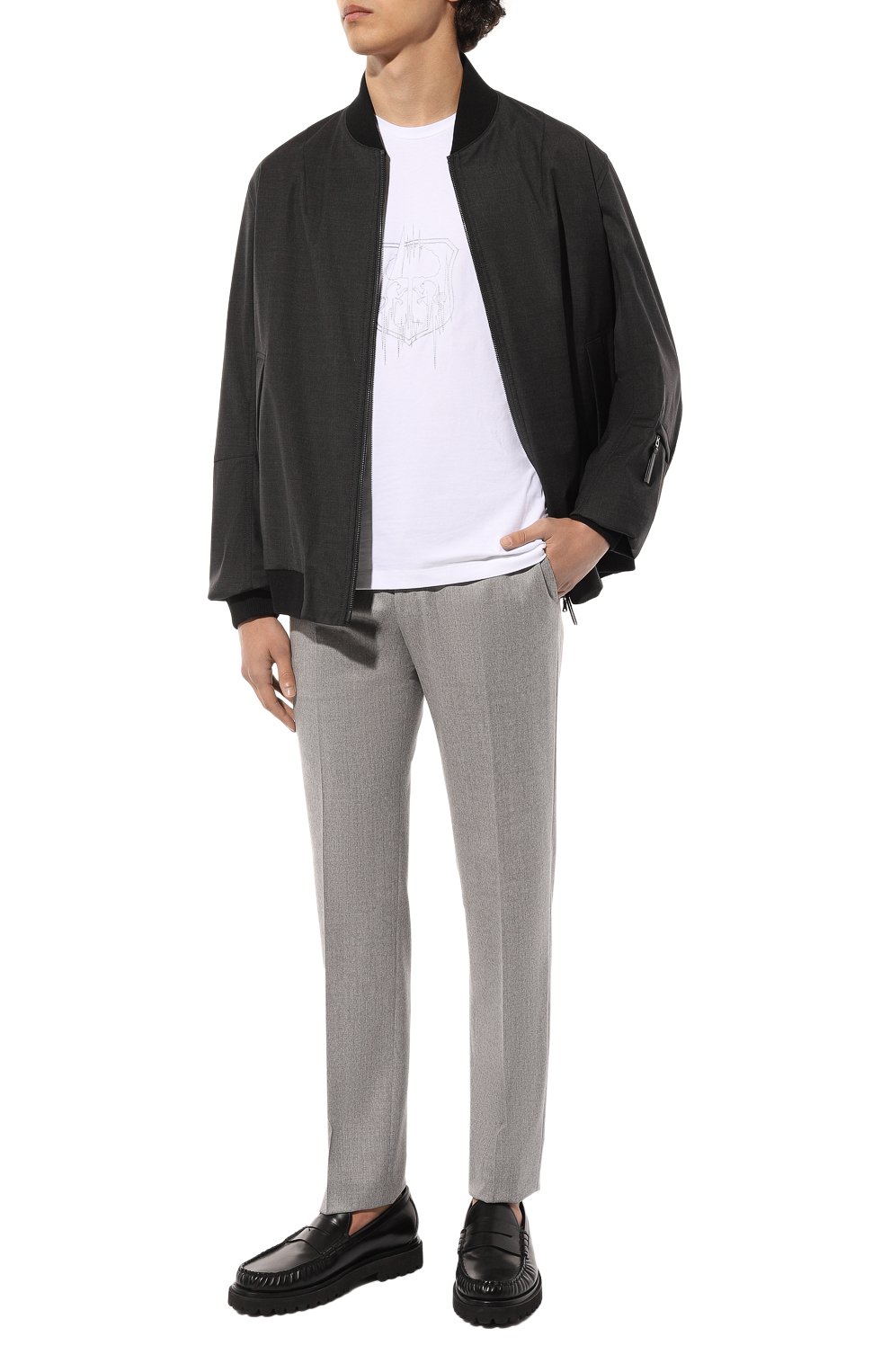 Шерстяные брюки CORNELIANI, арт. 925B01-3818111, фото 2