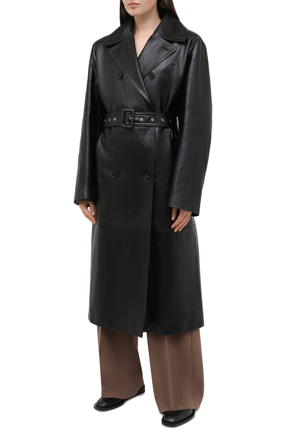 Кожаный тренч JIL SANDER, арт. JSPR651072-WRL00001, фото 4