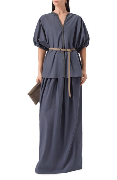 Хлопковая блузка BRUNELLO CUCINELLI, арт. M0H93HB802, фото 2