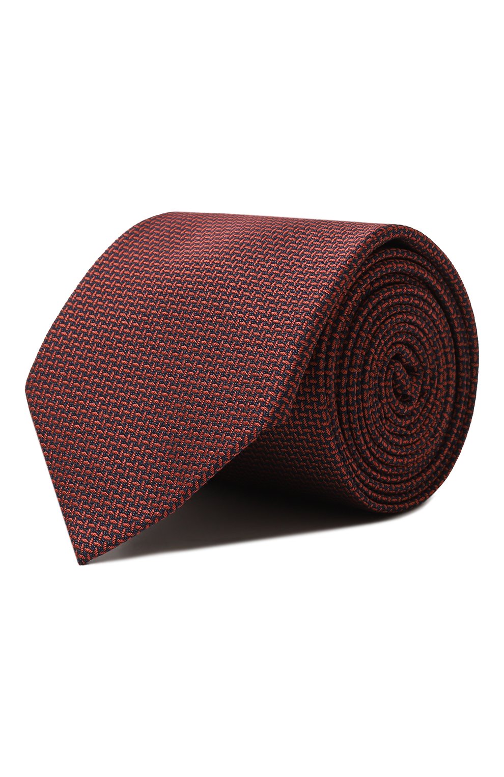 Шелковый галстук BROUBACK бордового цвета по цене 6795 руб., арт. TIE 8CM/SS24, фото 1 Шелковый галстук BROUBACK, арт. TIE 8CM/SS24, фото 1