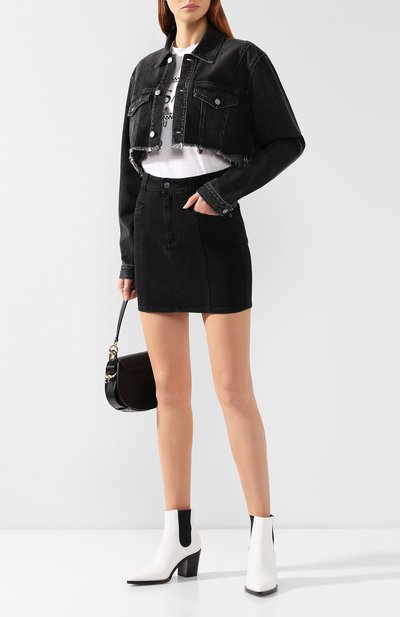 Джинсовая куртка GIVENCHY черного цвета по цене 84650 руб., арт. BW006Q50AJ, фото 2 Джинсовая куртка GIVENCHY, арт. BW006Q50AJ, фото 2