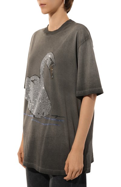 Хлопковая футболка MSGM, арт. 3742MDM86/247586, фото 3