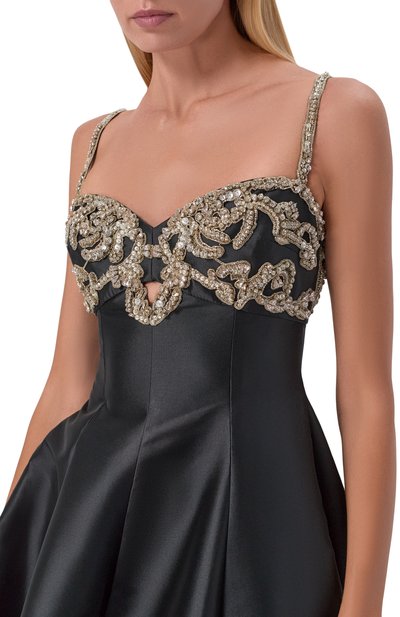 Платье ZUHAIR MURAD черного цвета по цене 746500 руб., арт. PDR25016/MIPL007, фото 4 Платье ZUHAIR MURAD, арт. PDR25016/MIPL007, фото 4