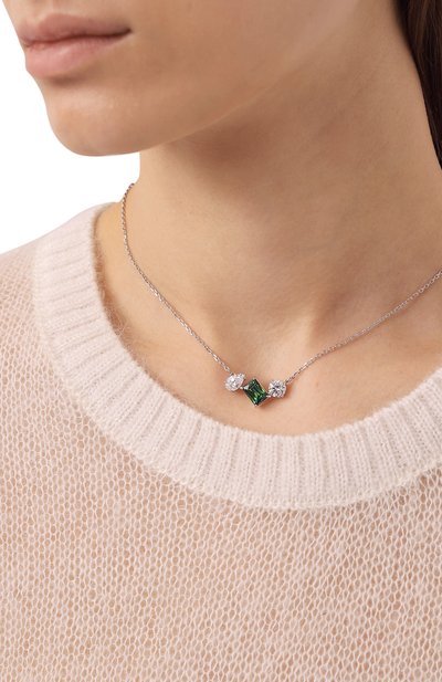 Кулон на цепочке mesmera SWAROVSKI серебряного цвета по цене 18300 руб., арт. 5668278, фото 2 Кулон на цепочке mesmera SWAROVSKI, арт. 5668278, фото 2