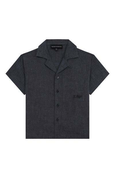 Льняная рубашка EMPORIO ARMANI, арт. EB000075/AF12878, фото 1