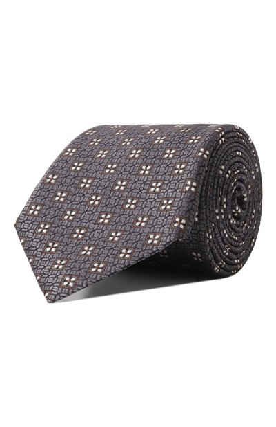 Мужской шелковый галстук CANALI, арт. 18/HJ04195