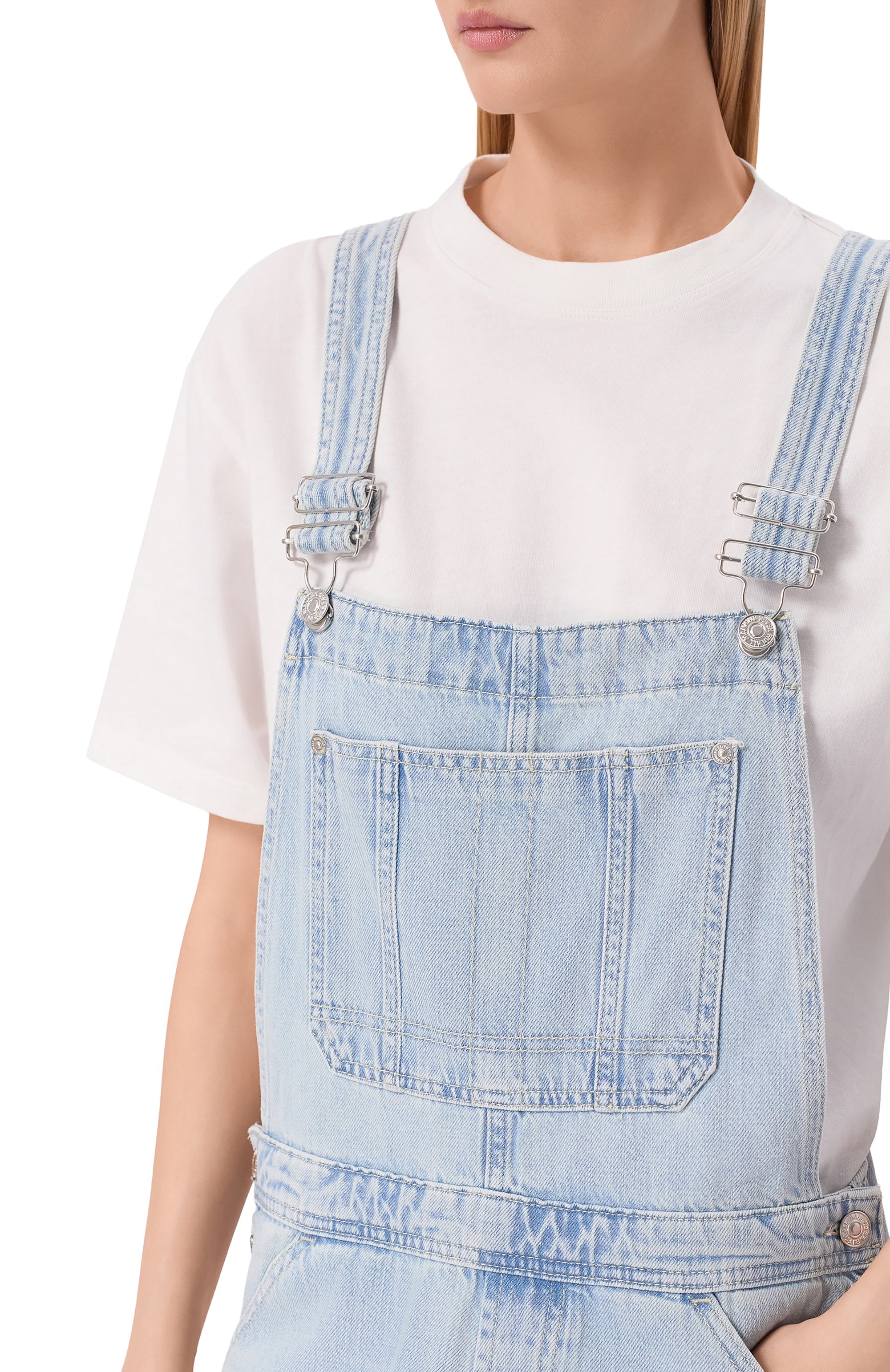 Джинсовый комбинезон dungarees 7 FOR ALL MANKIND, арт. 7U8A0555-3DP, фото 4