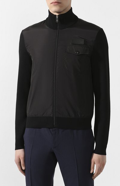 Комбинированный кардиган PRADA, арт. UMC134-72Y-F0002-192, фото 3