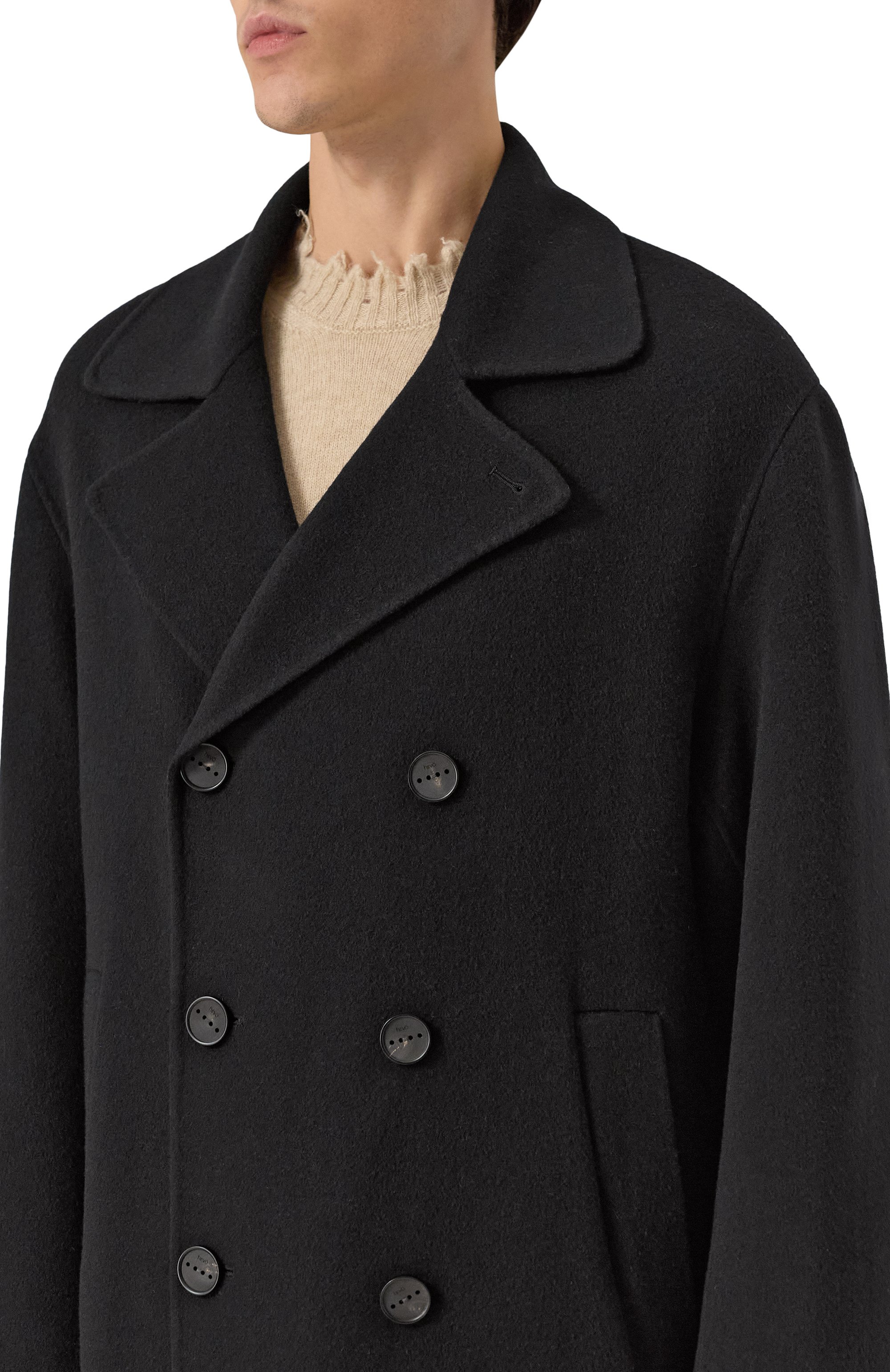 Шерстяное пальто HEVO, арт. ERCHIE D 0/I700, фото 5