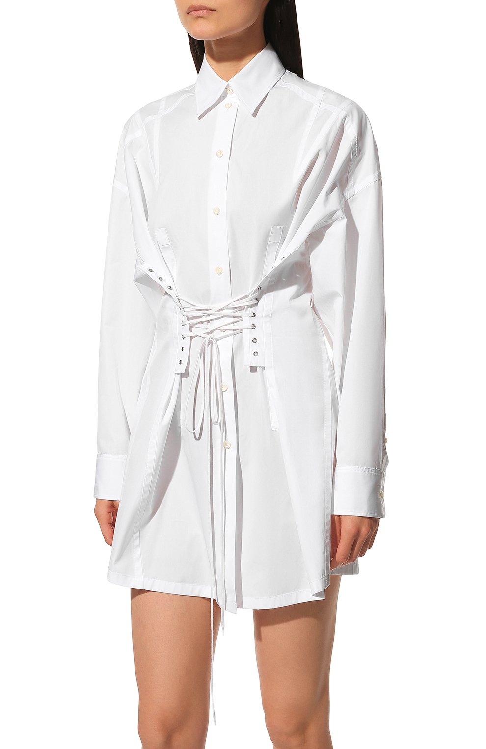 Хлопковое платье PRADA, арт. P3H11-1XV2-F0009-221, фото 3