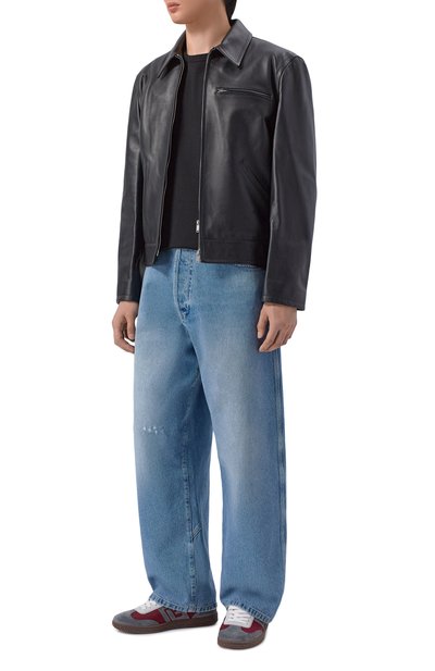 Комбинированные кеды swan BALMAIN, арт. GM1VI360/TYVC, фото 2