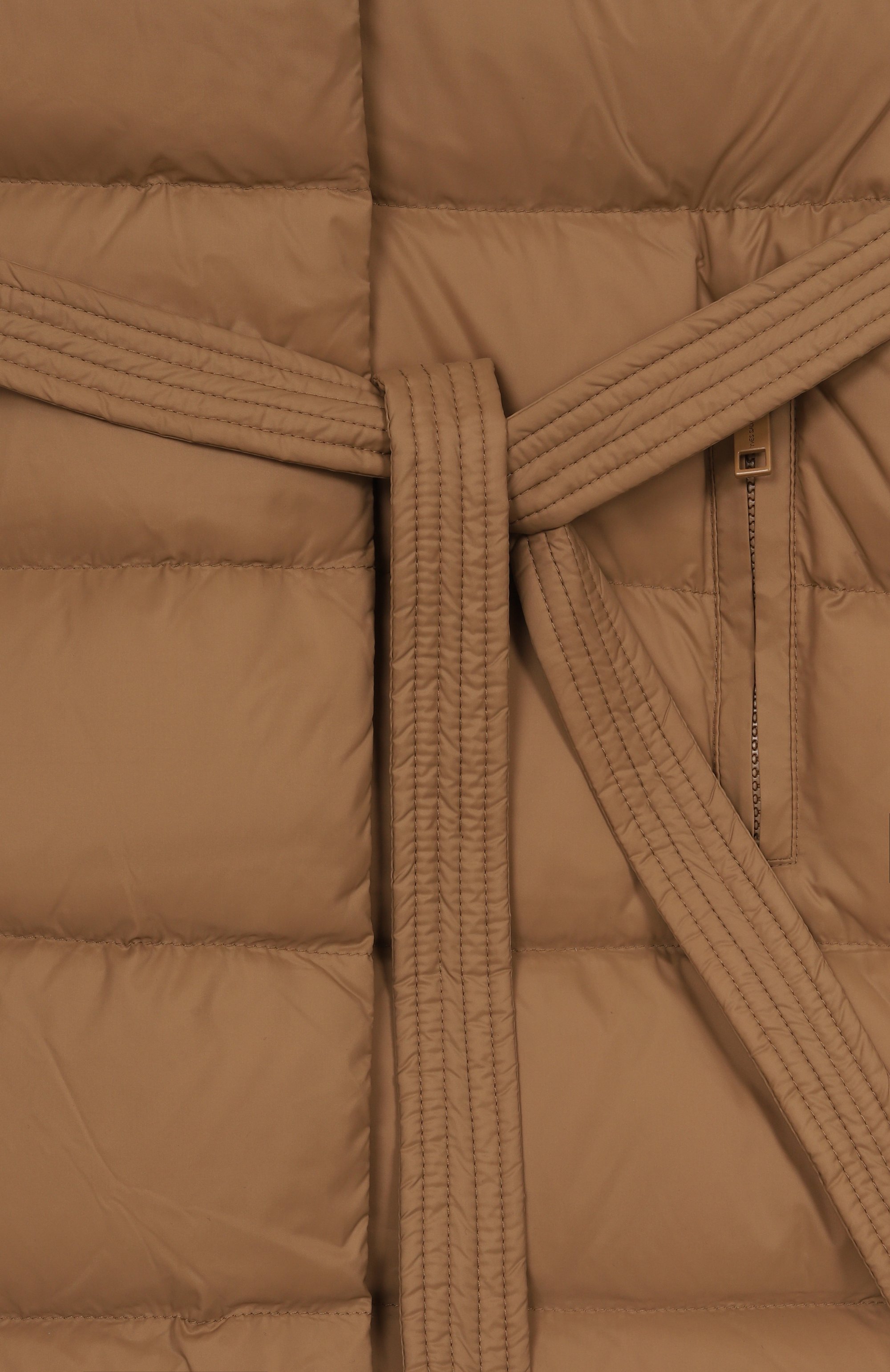 Пуховое пальто с отделкой из лисы YVES SALOMON ENFANT, арт. 25WEM920XXD0XW/6A, фото 3