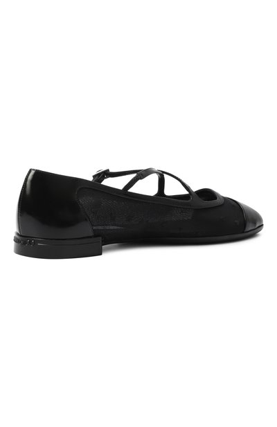 Комбинированные балетки eleri JIMMY CHOO, арт. ELERIBALLERINARIQ, фото 5