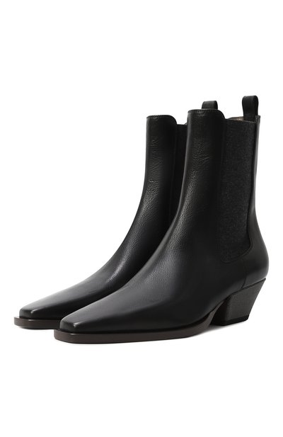 Женские кожаные ботильоны BRUNELLO CUCINELLI, арт. MZ0RC3050P