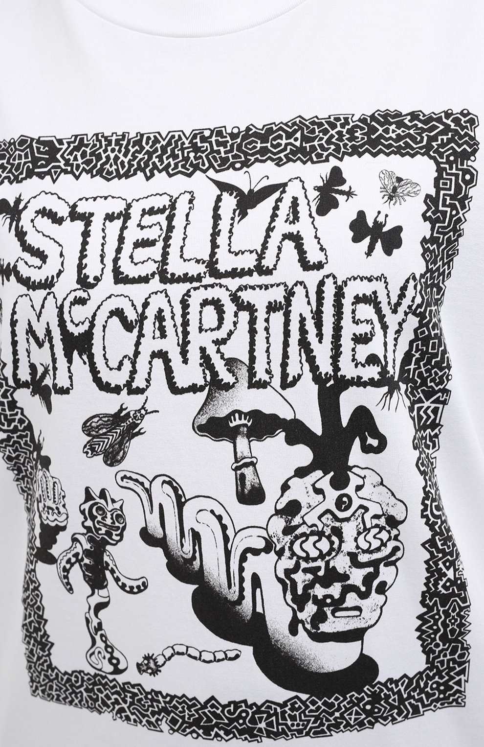 Хлопковая футболка STELLA MCCARTNEY, арт. 569294/SMP79, фото 5