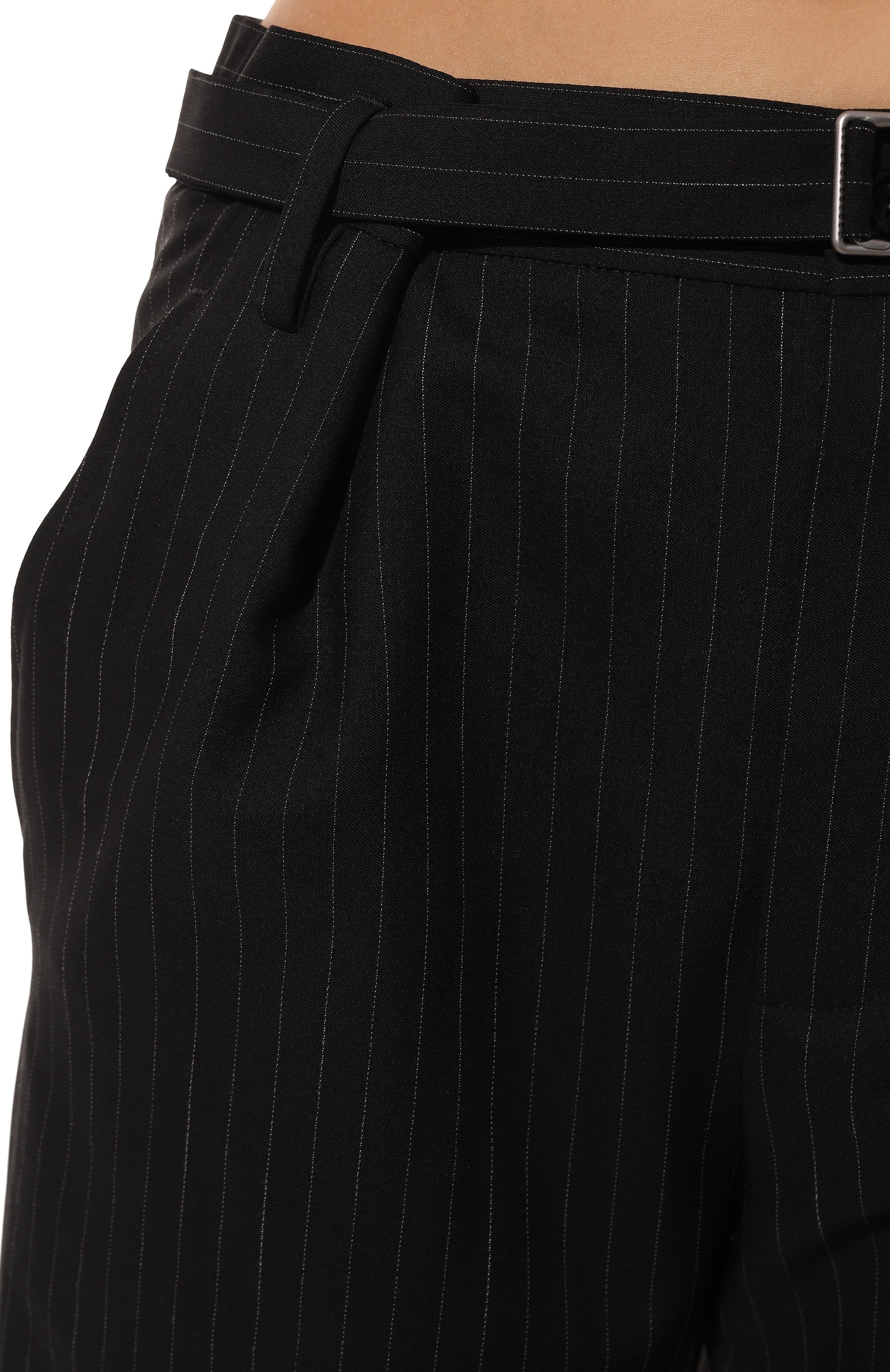 Шерстяные брюки ANN DEMEULEMEESTER, арт. 2402-W-TR01-FA516-D0091, фото 5