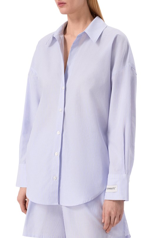 Хлопковая рубашка HINNOMINATE HMABW02594 Голубой  HMABW02594 Фото 3