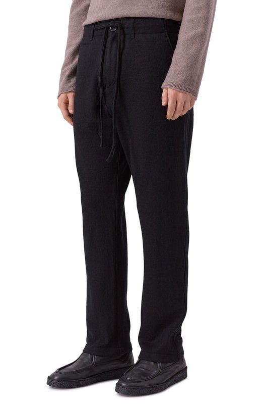 Шерстяные брюки Hannes Roether BAR21BE.PLUS.502 Чёрный  BAR21BE.PLUS.502 Фото 3