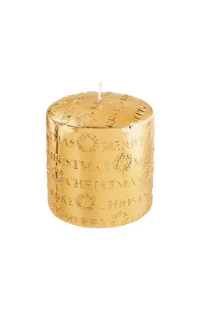 Женский интерьерная свеча avvolto xmas gold (11x10cm) PERNICI, арт. 8001962088480